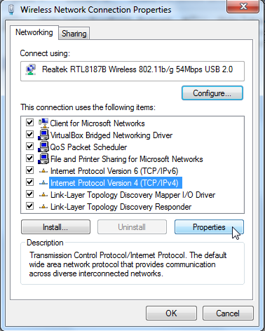 Local DNS setup Option 2 step 5