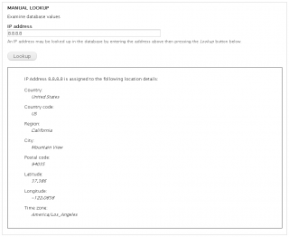 Smart IP manual lookup