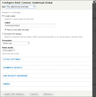 Download Global field collection views field formatter settings