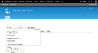 Search autocomplete test