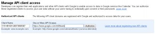 Manage security client access