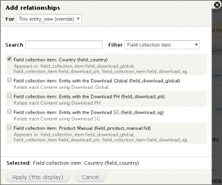 Views Download PH add location relationship